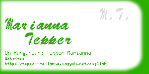 marianna tepper business card